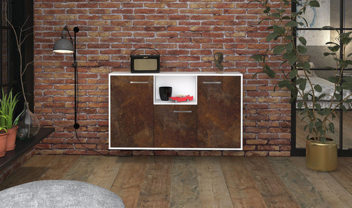 Sideboard Overland Park, Rost Front (136x79x35cm) - Dekati GmbH