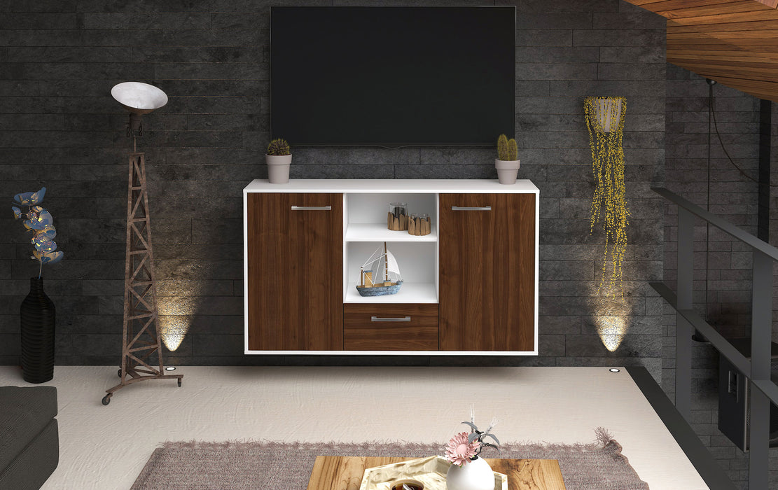 Sideboard Oceanside, Walnuss Front (136x79x35cm) - Dekati GmbH