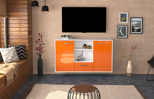 Sideboard Oceanside, Orange Front (136x79x35cm) - Dekati GmbH