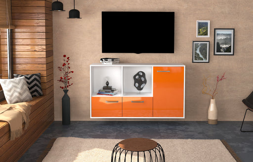 Sideboard Springfield, Orange Front (136x79x35cm) - Dekati GmbH