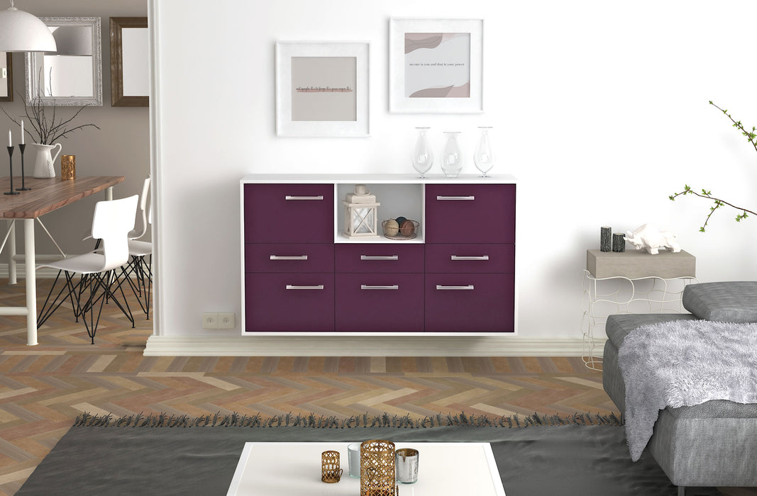 Sideboard Pomona, Lila Front (136x79x35cm) - Dekati GmbH