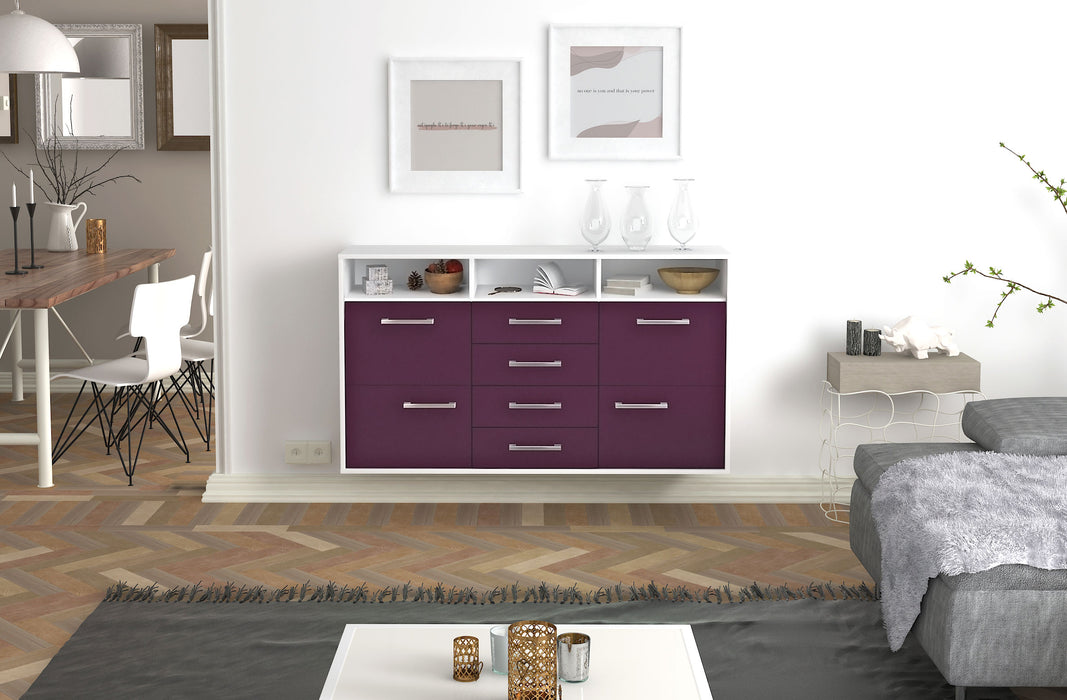 Sideboard Salem, Lila Front (136x79x35cm) - Dekati GmbH