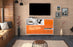 Sideboard Salinas, Orange Front (136x79x35cm) - Dekati GmbH