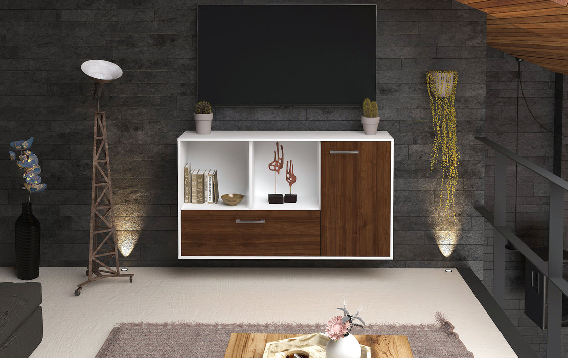 Sideboard Palmdale, Walnuss Front (136x79x35cm) - Dekati GmbH