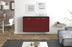 Sideboard Chattanooga, Bordeaux Front (136x79x35cm) - Stil.Zeit Möbel GmbH