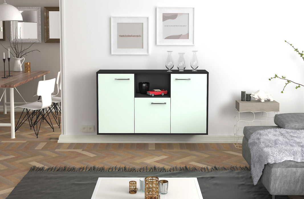 Sideboard Overland Park, Mint Front (136x79x35cm) - Stil.Zeit Möbel GmbH