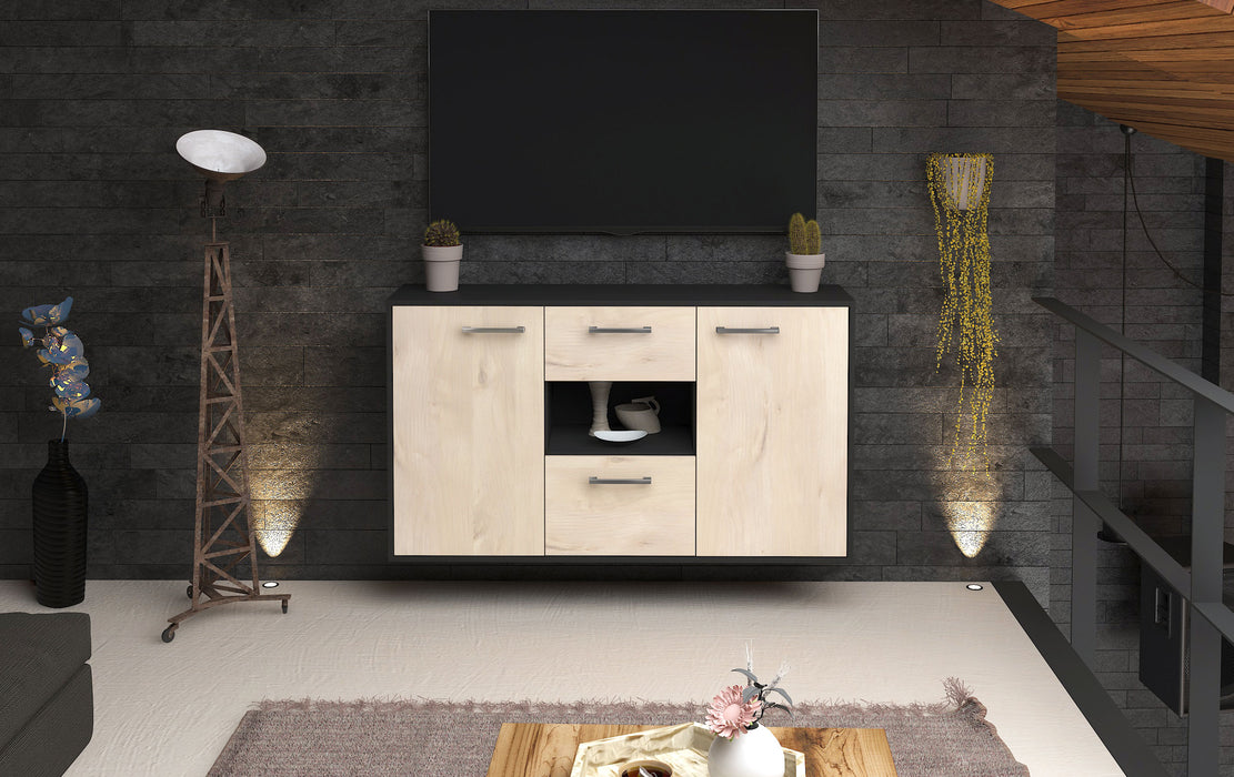 Sideboard Tallahassee, Zeder Front (136x79x35cm) - Stil.Zeit Möbel GmbH