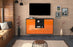 Sideboard Grand Prairie, Orange Front (136x79x35cm) - Stil.Zeit Möbel GmbH