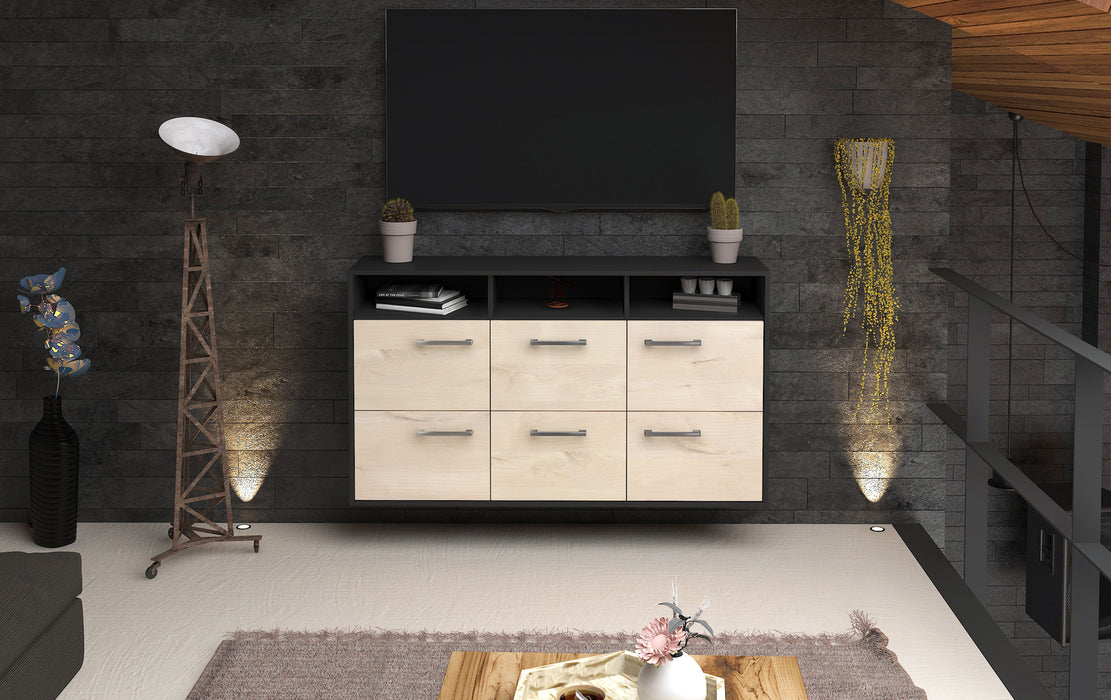 Sideboard Cape Coral, Zeder Front (136x79x35cm) - Stil.Zeit Möbel GmbH