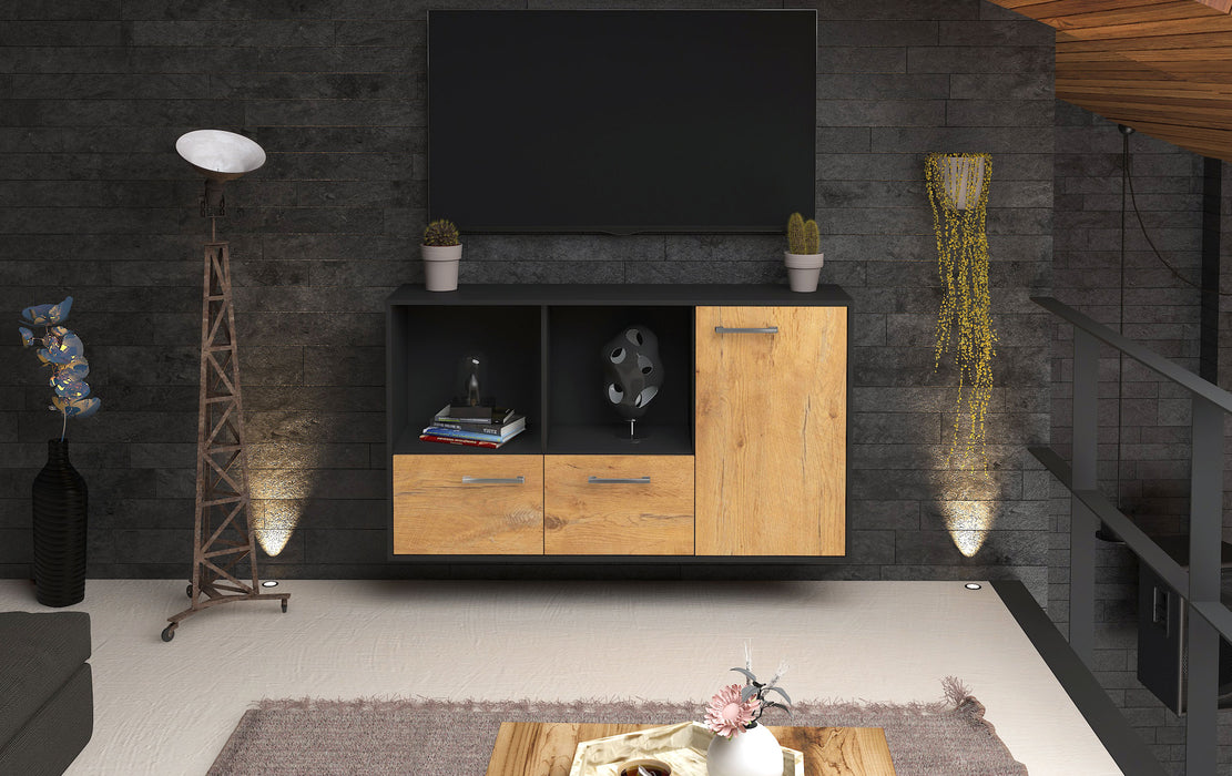 Sideboard Springfield, Eiche Front (136x79x35cm) - Stil.Zeit Möbel GmbH