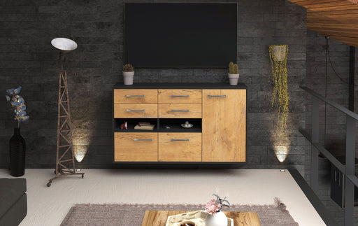 Sideboard Santa Rosa, Eiche Front (136x79x35cm) - Stil.Zeit Möbel GmbH