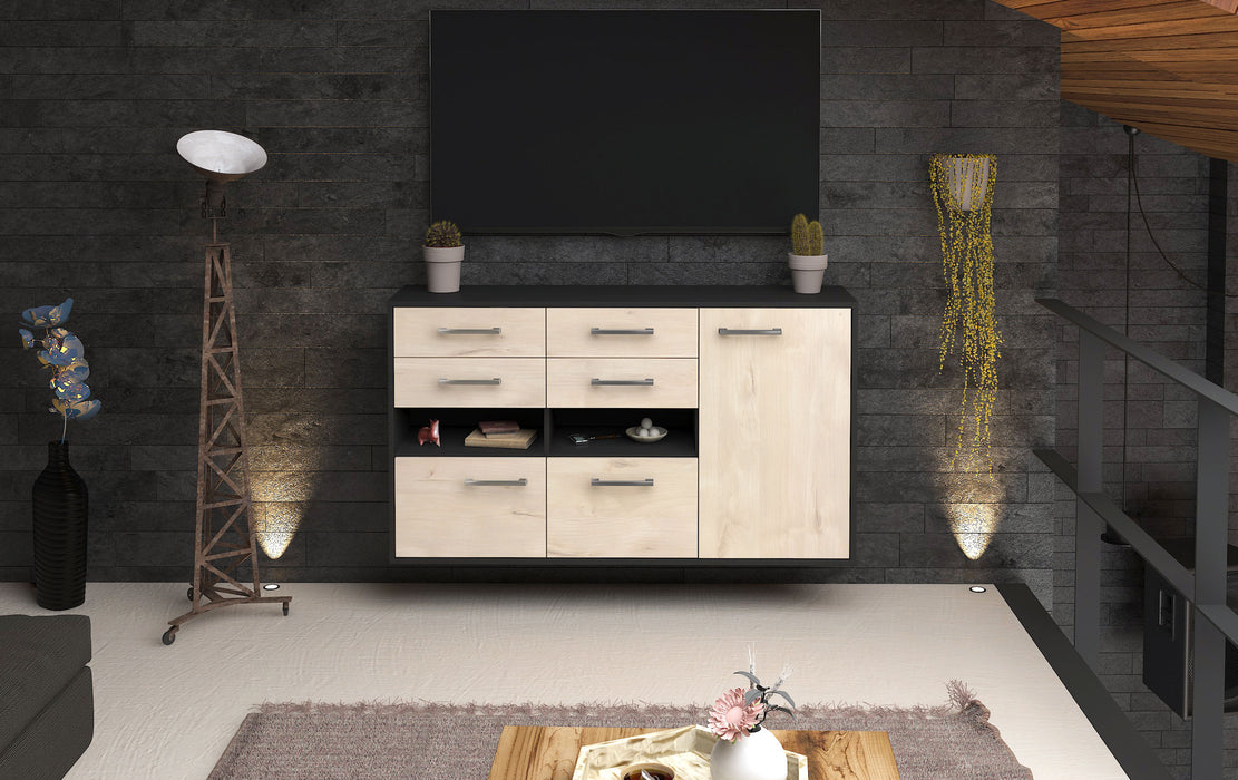 Sideboard Santa Rosa, Zeder Front (136x79x35cm) - Stil.Zeit Möbel GmbH