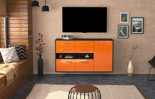 Sideboard Santa Rosa, Orange Front (136x79x35cm) - Stil.Zeit Möbel GmbH