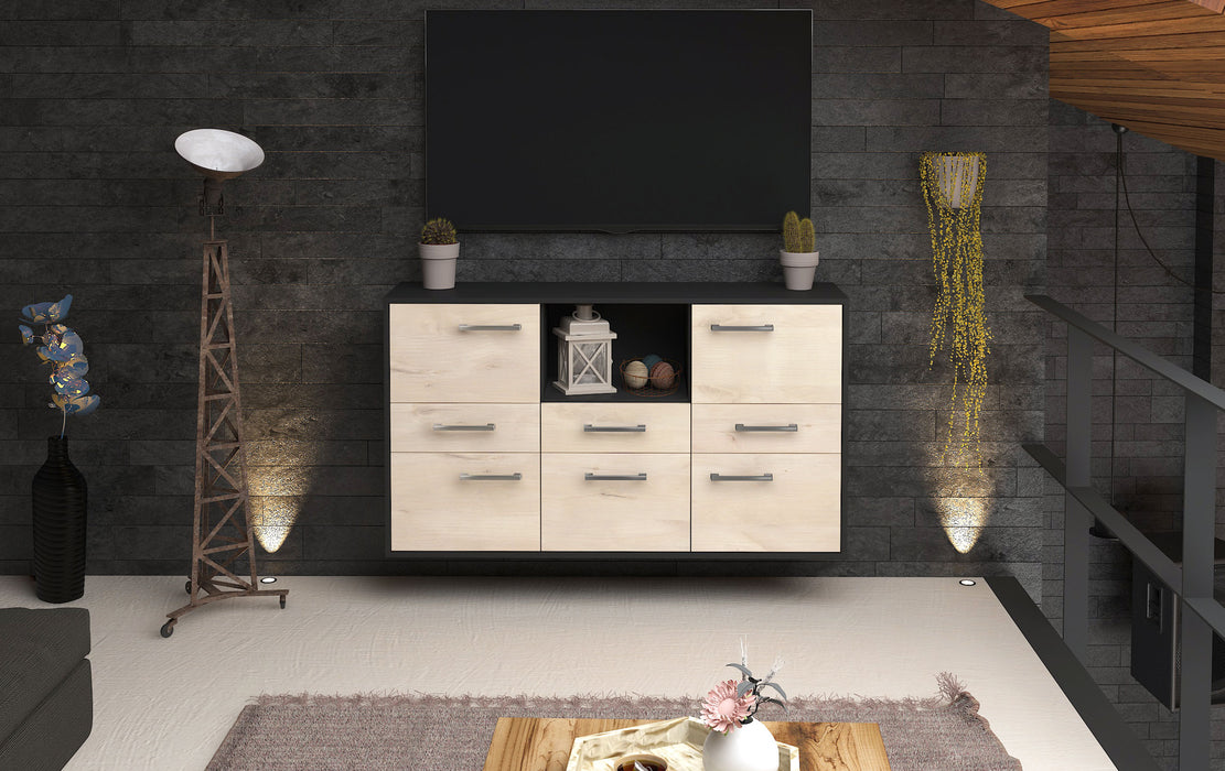 Sideboard Pomona, Zeder Front (136x79x35cm) - Stil.Zeit Möbel GmbH