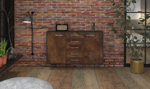 Sideboard Pembroke Pines, Rost Front (136x79x35cm) - Stil.Zeit Möbel GmbH