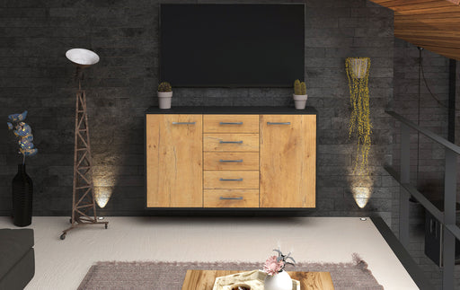 Sideboard Pembroke Pines, Eiche Front (136x79x35cm) - Stil.Zeit Möbel GmbH