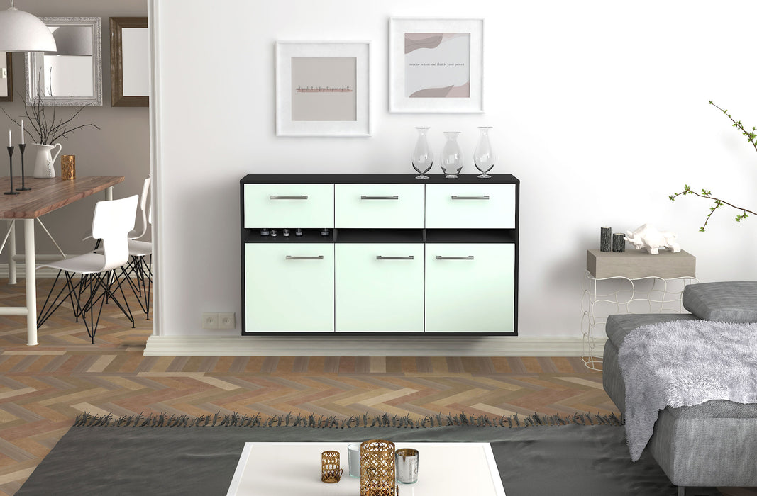 Sideboard Joliet, Mint Front (136x79x35cm) - Stil.Zeit Möbel GmbH