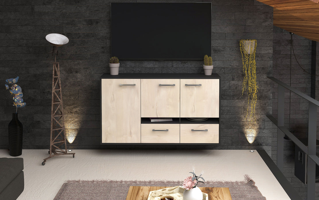 Sideboard Lancaster, Zeder Front (136x79x35cm) - Stil.Zeit Möbel GmbH