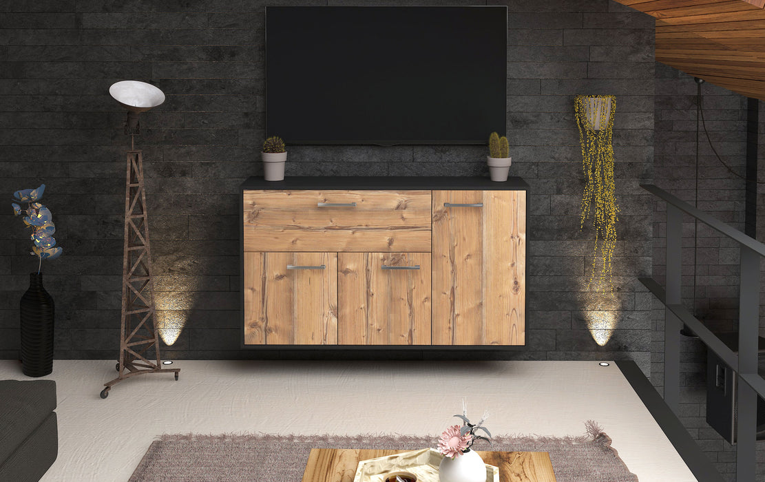 Sideboard Naperville, Pinie Front (136x79x35cm) - Stil.Zeit Möbel GmbH