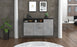 Sideboard Hollywood, Beton Front (136x79x35cm) - Stil.Zeit Möbel GmbH