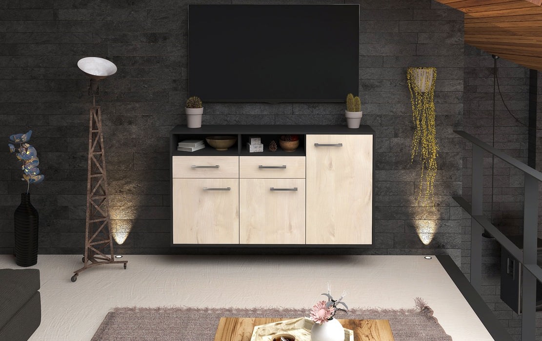 Sideboard Hollywood, Zeder Front (136x79x35cm) - Stil.Zeit Möbel GmbH