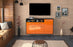 Sideboard Hollywood, Orange Front (136x79x35cm) - Stil.Zeit Möbel GmbH