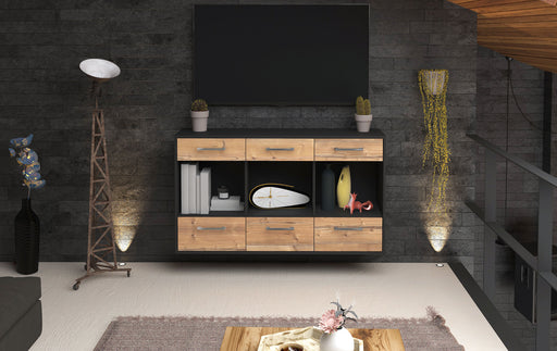 Sideboard Torrance, Pinie Front (136x79x35cm) - Stil.Zeit Möbel GmbH