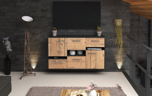 Sideboard Hayward, Pinie Front (136x79x35cm) - Stil.Zeit Möbel GmbH