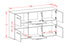 Sideboard Rockford, Beton Maß (136x79x35cm) - Stil.Zeit Möbel GmbH