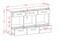 Sideboard Torrance, Beton Maß (136x79x35cm) - Stil.Zeit Möbel GmbH