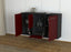 Sideboard Vancouver, Bordeaux Offen (136x79x35cm) - Stil.Zeit Möbel GmbH
