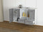 Sideboard Enterprise, Beton Offen (136x79x35cm) - Dekati GmbH