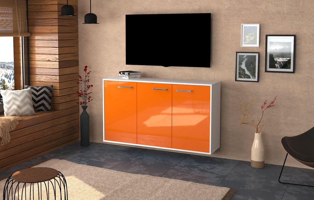 Sideboard Chattanooga, Orange Seite (136x79x35cm) - Dekati GmbH