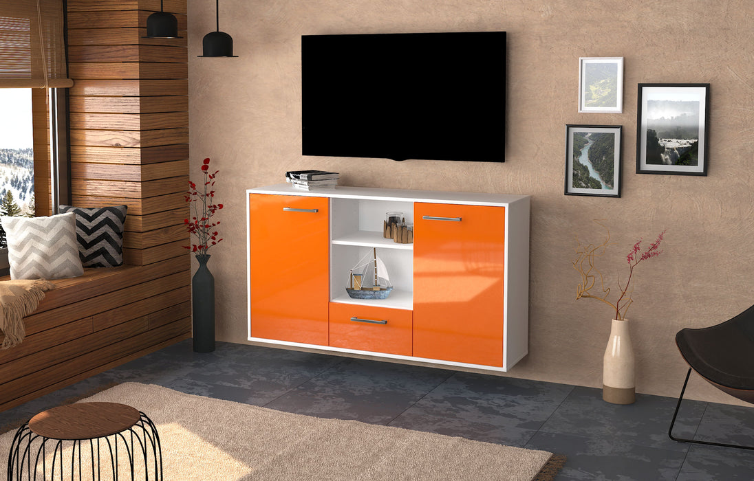 Sideboard Oceanside, Orange Seite (136x79x35cm) - Dekati GmbH