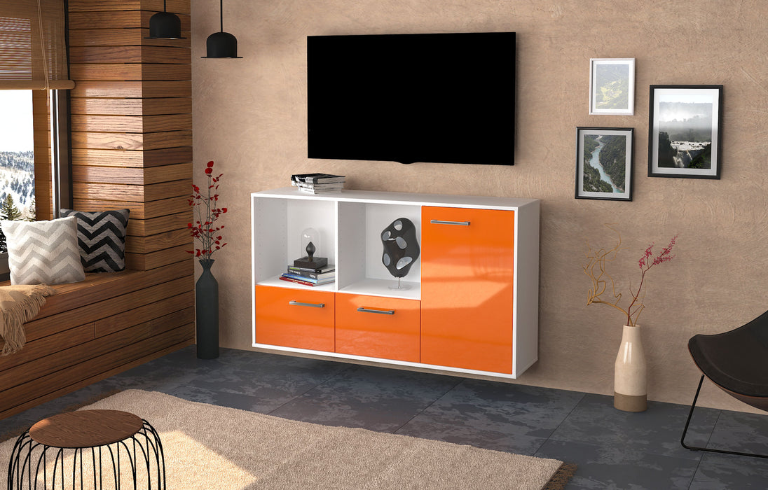 Sideboard Springfield, Orange Seite (136x79x35cm) - Dekati GmbH