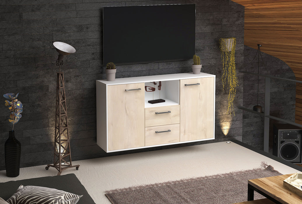 Sideboard Port St. Lucie, Zeder Seite (136x79x35cm) - Dekati GmbH