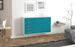 Sideboard Peoria, Tuerkis Seite (136x79x35cm) - Dekati GmbH