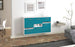 Sideboard Hayward, Tuerkis Seite (136x79x35cm) - Dekati GmbH