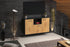 Sideboard Overland Park, Eiche Seite (136x79x35cm) - Stil.Zeit Möbel GmbH