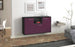 Sideboard Overland Park, Lila Seite (136x79x35cm) - Stil.Zeit Möbel GmbH