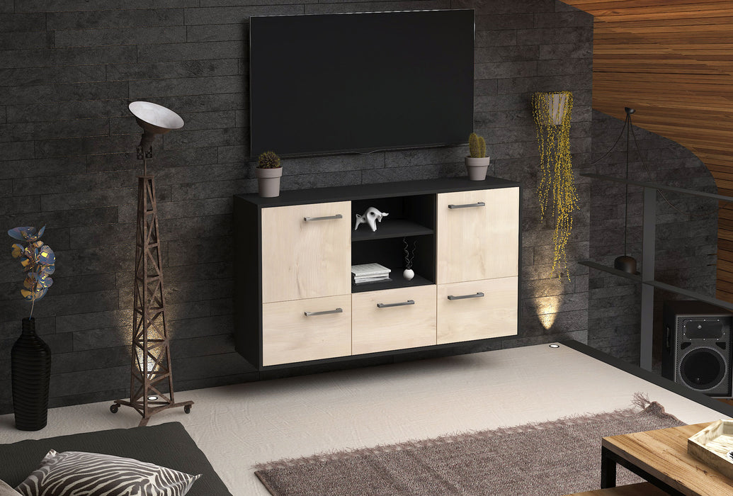 Sideboard Grand Prairie, Zeder Seite (136x79x35cm) - Stil.Zeit Möbel GmbH