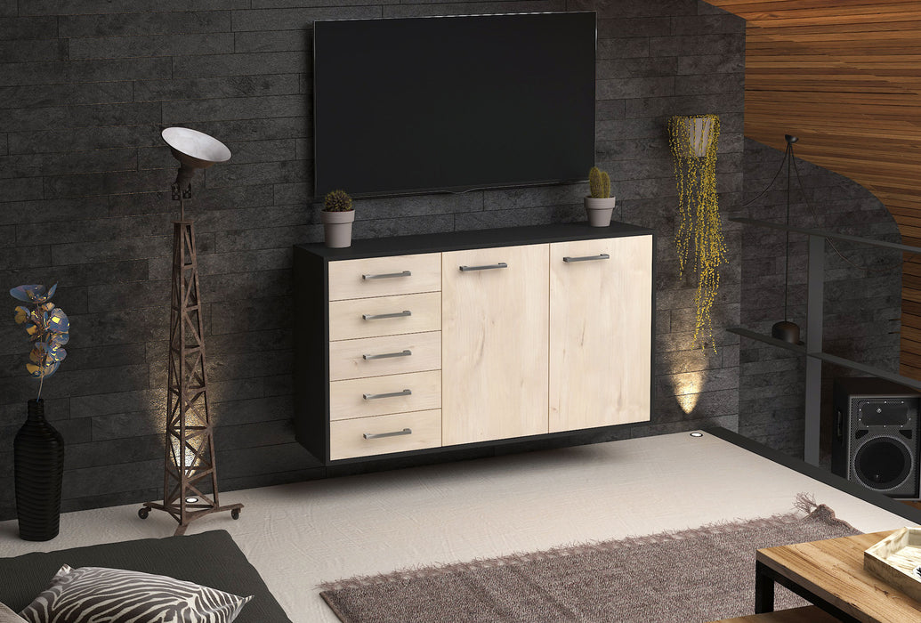 Sideboard Peoria, Zeder Seite (136x79x35cm) - Stil.Zeit Möbel GmbH