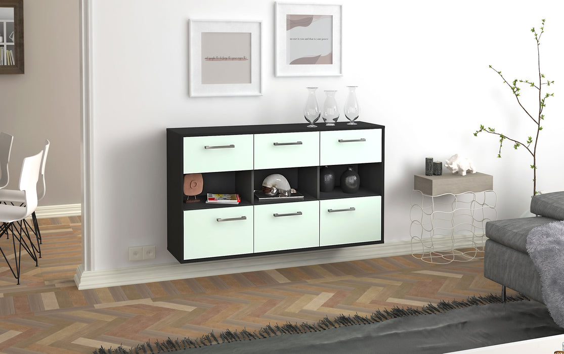 Sideboard Paterson, Mint Seite (136x79x35cm) - Stil.Zeit Möbel GmbH