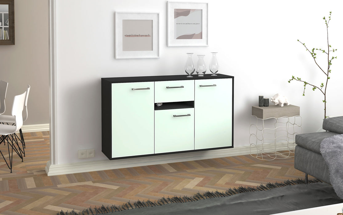 Sideboard Hampton, Mint Seite (136x79x35cm) - Stil.Zeit Möbel GmbH