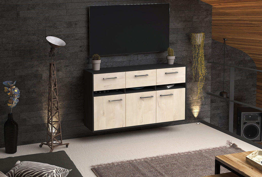 Sideboard Joliet, Zeder Seite (136x79x35cm) - Stil.Zeit Möbel GmbH