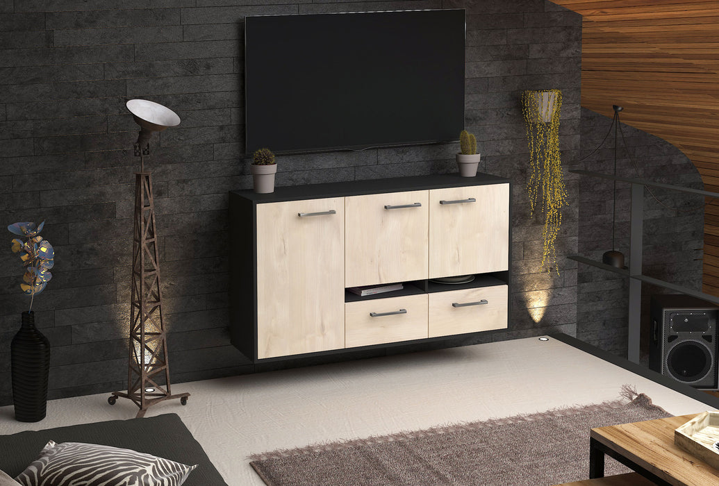 Sideboard Lancaster, Zeder Seite (136x79x35cm) - Stil.Zeit Möbel GmbH