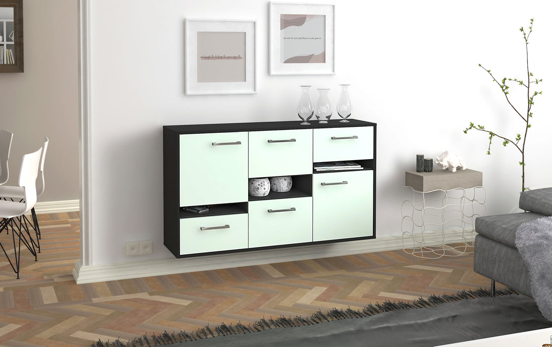 Sideboard Hayward, Mint Seite (136x79x35cm) - Stil.Zeit Möbel GmbH