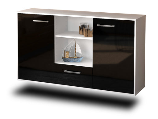 Sideboard Oceanside, Schwarz Studio (136x79x35cm) - Dekati GmbH