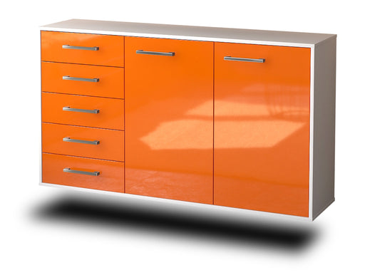 Sideboard Peoria, Orange Studio (136x79x35cm) - Dekati GmbH