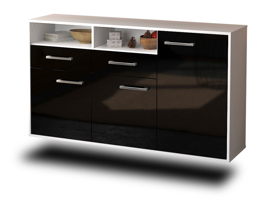 Sideboard Hollywood, Schwarz Studio (136x79x35cm) - Dekati GmbH